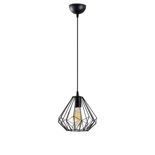 8681875568745 Opviq Pendelleuchte Diamond
schwarz Metall B/H/T/L/D: ca. 23x117x23x23x23 cm E27 1 Brennstellen