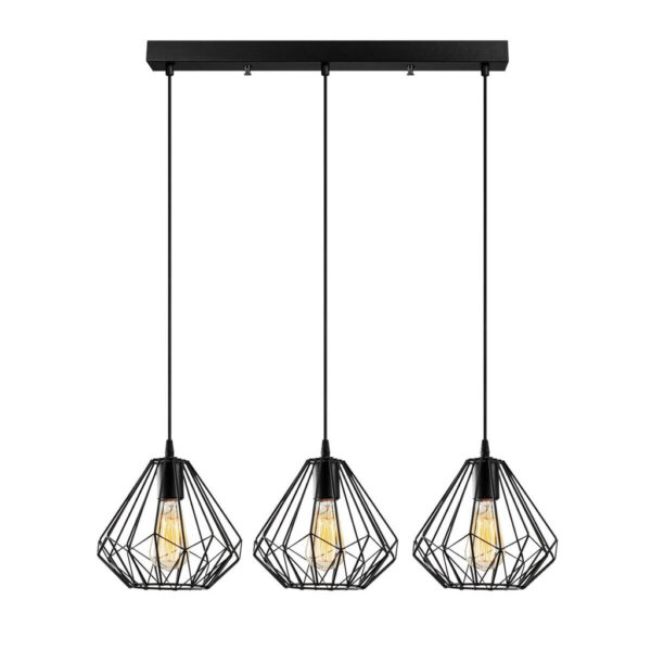 Opviq Pendelleuchte
Metall B/H/T/L/D: ca. 73x117x73x73x73 cm E27 3 Brennstellen