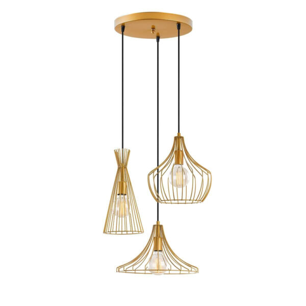 8681875575712 Opviq Pendelleuchte Mezopotamya
gold B/H/T/L/D: ca. 55x113x55x55x55 cm E27 3 Brennstellen