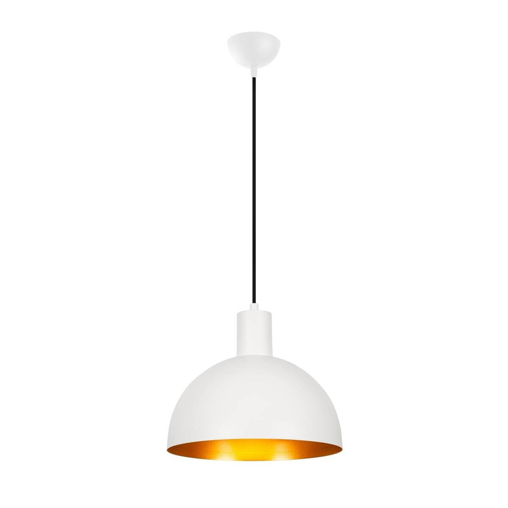 Opviq Pendelleuchte
gold weiß Eisen B/H/T/L/D: ca. 30x117x30x30x30 cm E27 1 Brennstellen