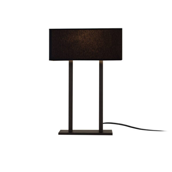 8681875638080 Opviq Tischleuchte
schwarz Metall B/H/L: ca. 15x52x35 cm E27 1 Brennstellen