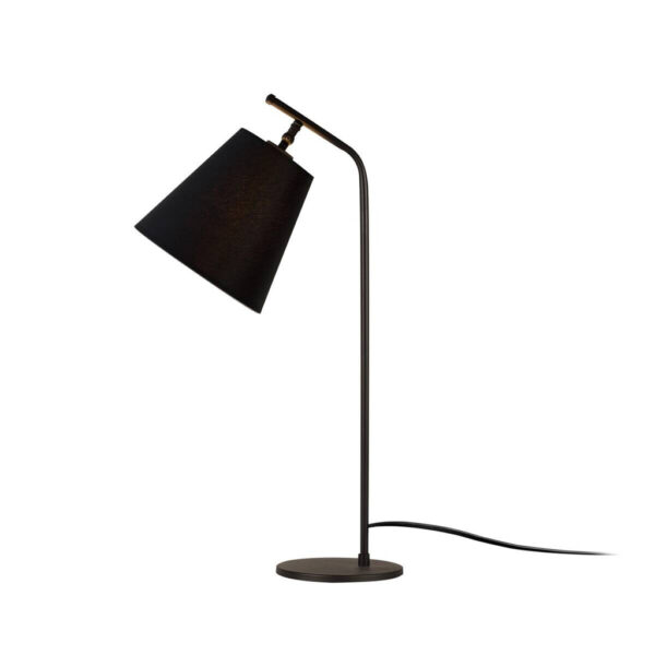 Opviq Tischleuchte
schwarz Metall B/H/L: ca. 28x67x16 cm E27 1 Brennstellen