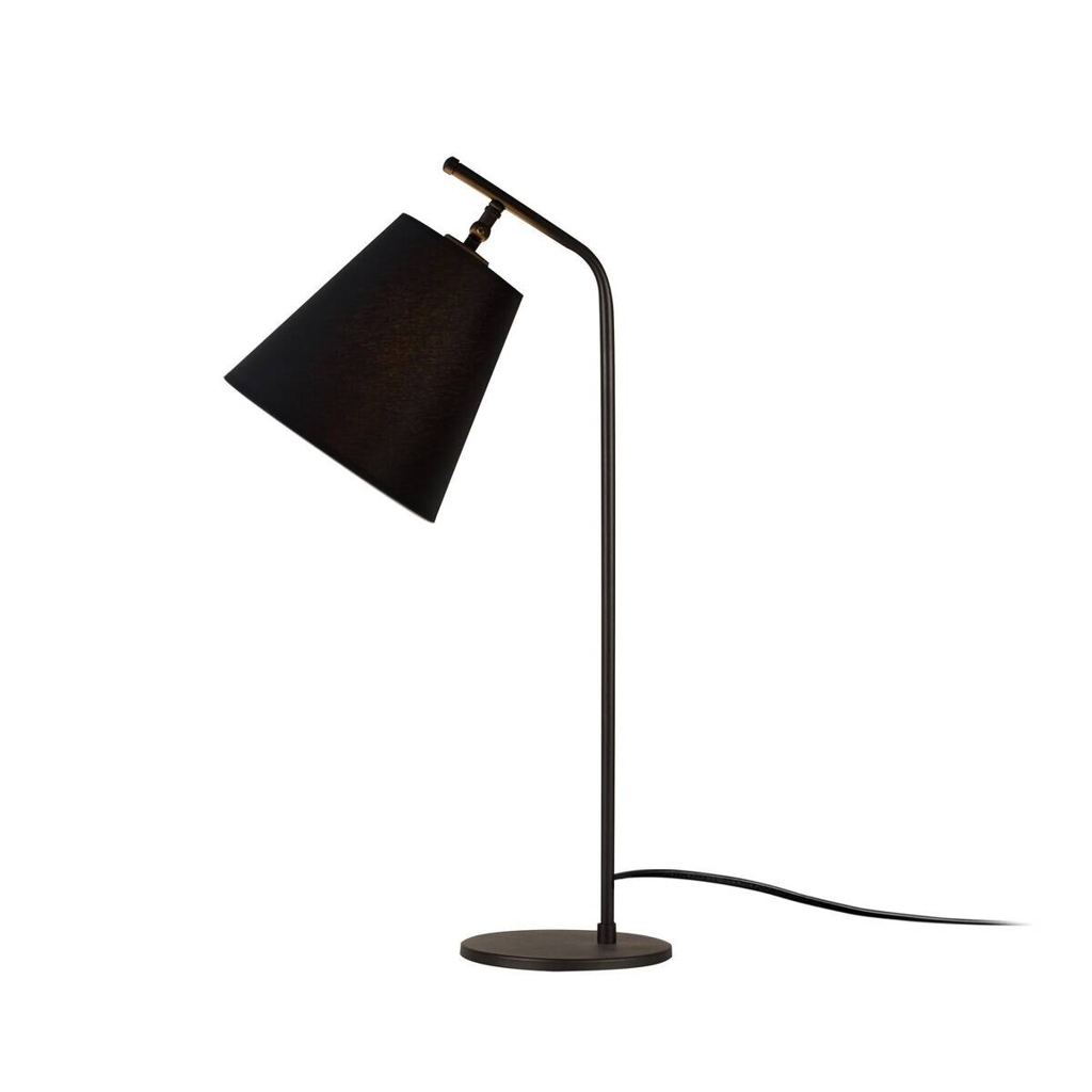 Opviq Tischleuchte
schwarz Metall B/H/L: ca. 28x67x16 cm E27 1 Brennstellen