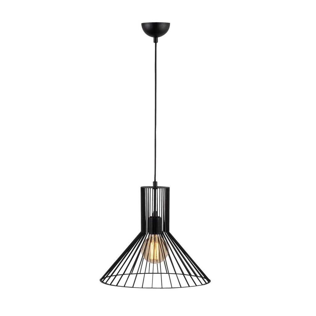 Opviq Pendelleuchte Fellini
schwarz Metall B/H/T/L/D: ca. 38x128x38x38x38 cm E27 1 Brennstellen