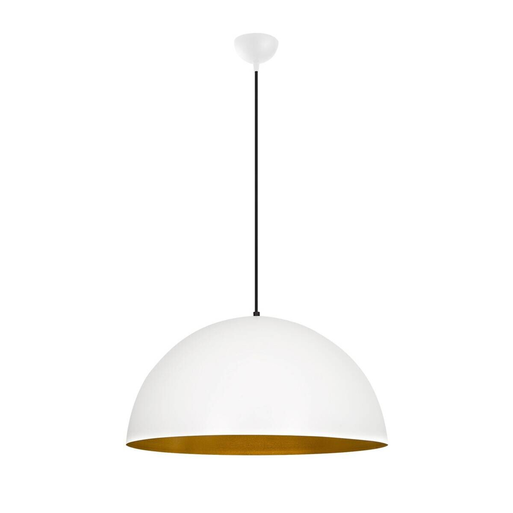 Opviq Pendelleuchte Sivani
weiß gold Metall B/H/T/L/D: ca. 60x126x60x60x60 cm E27 1 Brennstellen