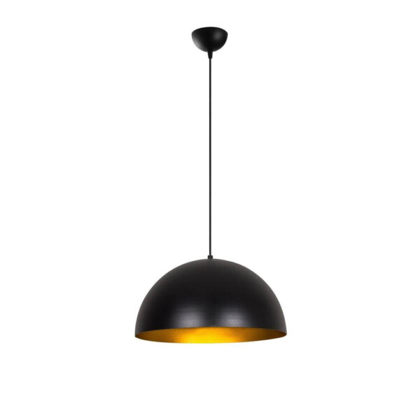 Opviq Pendelleuchte Sivani
schwarz gold Eisen B/H/T/L/D: ca. 40x116x40x40x40 cm E27 1 Brennstellen