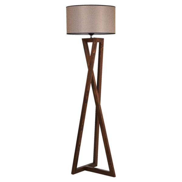 8681875644487 Opviq Stehlampe
nussbaum Stoff Holz B/H/T/L/D: ca. 45x149x45x45x45 cm E27 1 Brennstellen