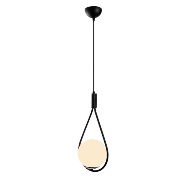 8681875649222 Opviq Pendelleuchte Mudoni
schwarz Eisen Glas B/H/T/L/D: ca. 15x136x15x20x15 cm E27 1 Brennstellen