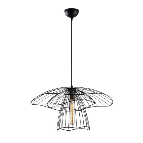 8681875790825 Opviq Pendelleuchte
schwarz Eisen B/H/T/L/D: ca. 50x123x50x50x50 cm E27 1 Brennstellen