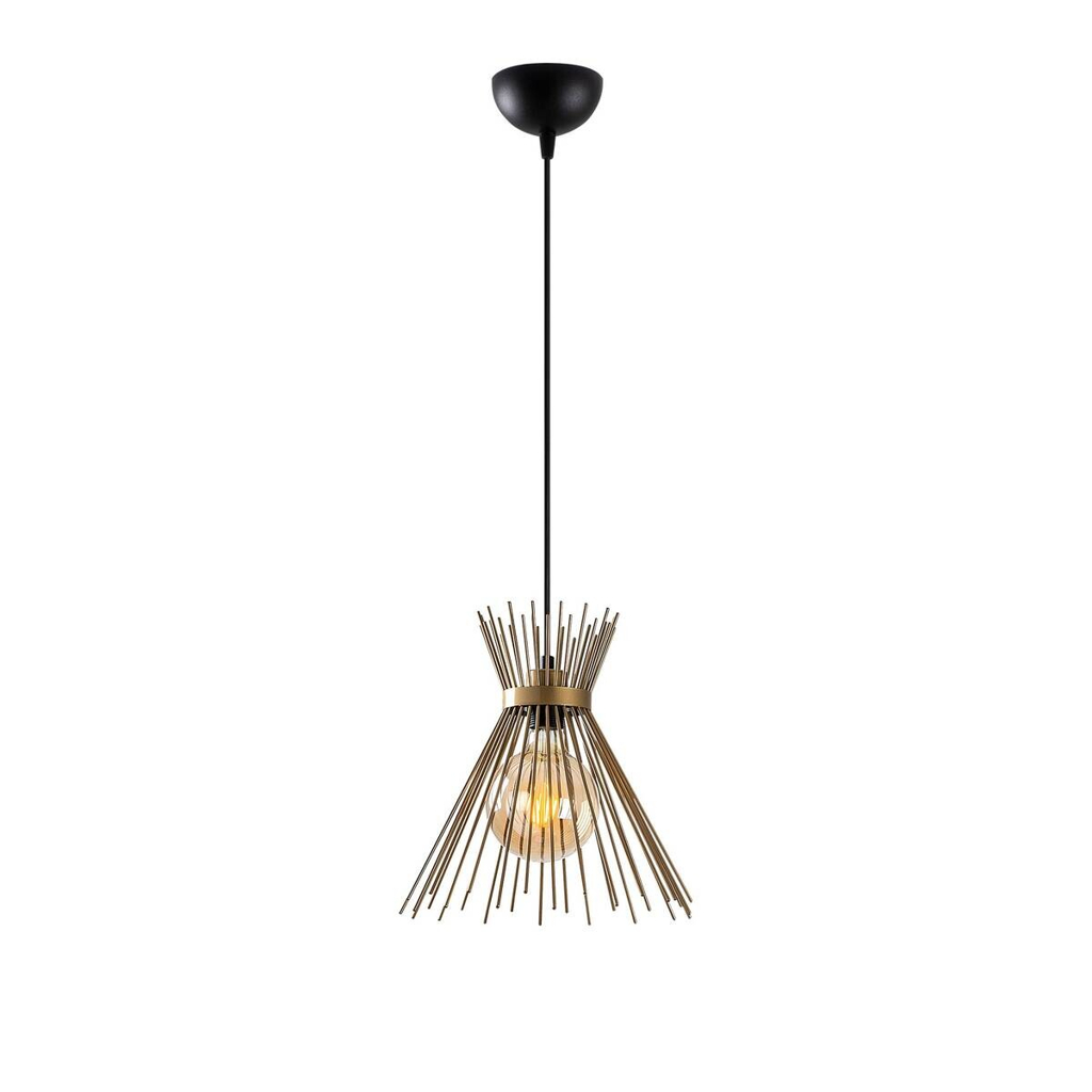 Opviq Pendelleuchte Kirpi
schwarz Metall B/H/T/L/D: ca. 34x131x34x34x34 cm E27 1 Brennstellen
