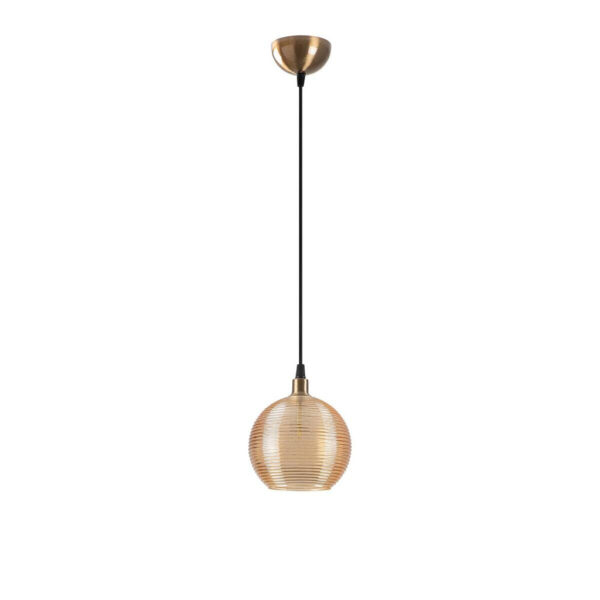 8681875883930 Opviq Pendelleuchte Muzo-2135
gelb Glas B/H/T/L/D: ca. 15x110x15x15x15 cm E27 2 Brennstellen