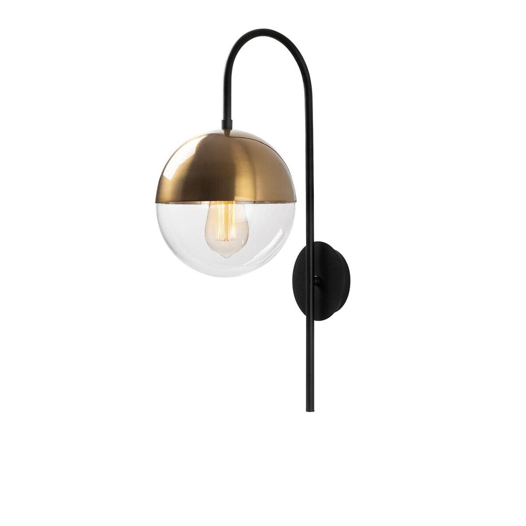Opviq Wandleuchte Bastos
bronze schwarz Metall Glas B/H/T/L/D: ca. 31x57x31x20x15 cm E27 1 Brennstellen