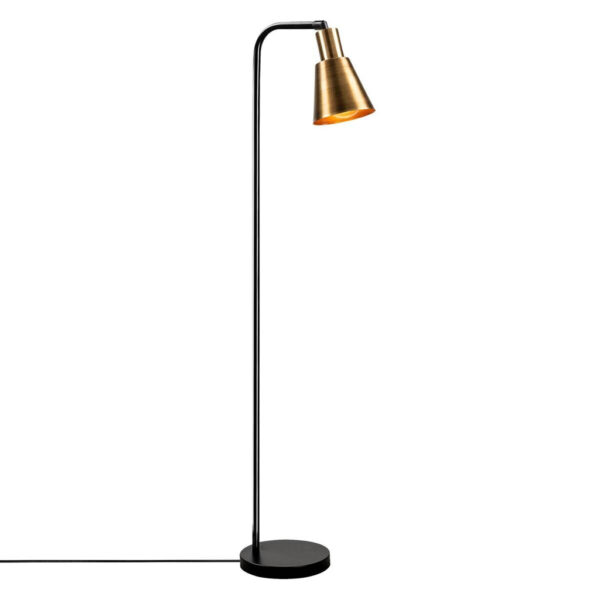 Opviq Stehlampe
schwarz Metall B/H/T/L: ca. 22x120x22x30 cm E27 1 Brennstellen