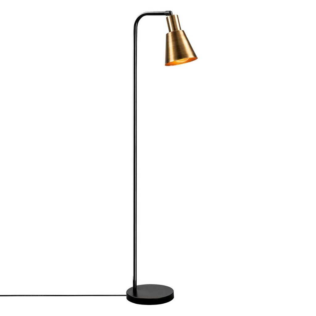 Opviq Stehlampe
schwarz Metall B/H/T/L: ca. 22x120x22x30 cm E27 1 Brennstellen