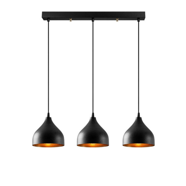 8682870090415 Opviq Pendelleuchte Tattoo
schwarz Metall B/H/T/L/D: ca. 18x114x18x68x18 cm E27 3 Brennstellen