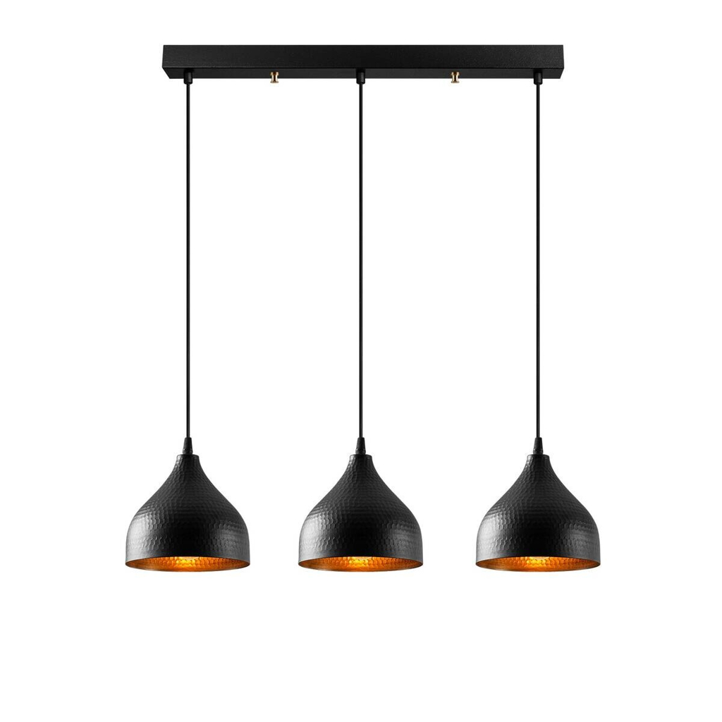 Opviq Pendelleuchte Tattoo
schwarz Metall B/H/T/L/D: ca. 18x114x18x68x18 cm E27 3 Brennstellen