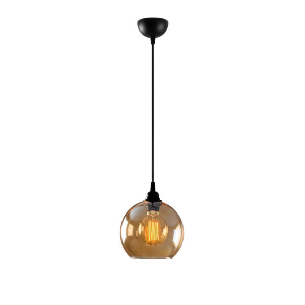 8682870091160 Opviq Pendelleuchte
gold schwarz Glas B/H/T/L/D: ca. 20x116x20x20x20 cm E27 1 Brennstellen
