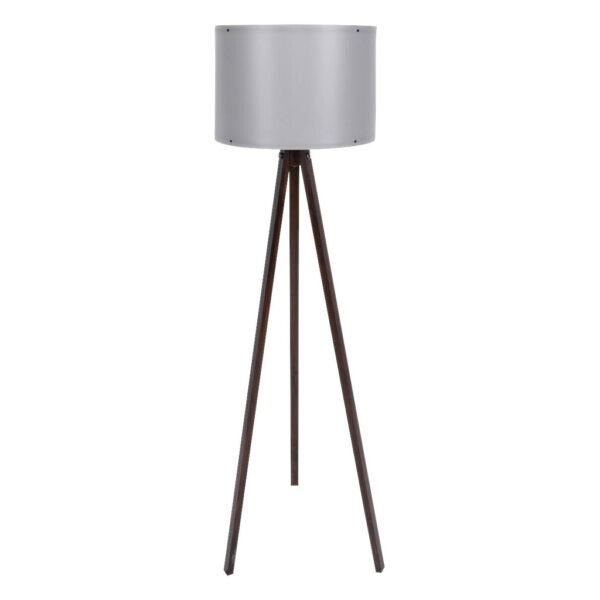 Opviq Stehlampe
nussbaum grau MDF Polypropylen B/H/T/L/D: ca. 38x145x38x38x38 cm E27 1 Brennstellen