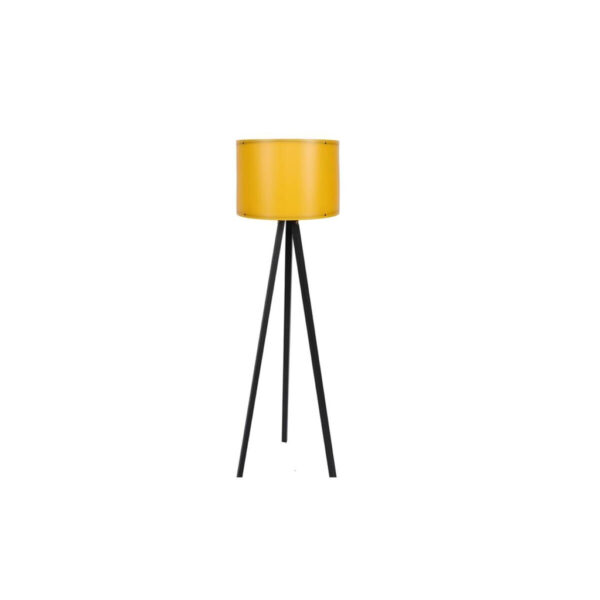 Opviq Stehlampe
gelb schwarz MDF Polypropylen B/H/L: ca. 38x145x38 cm E27 1 Brennstellen