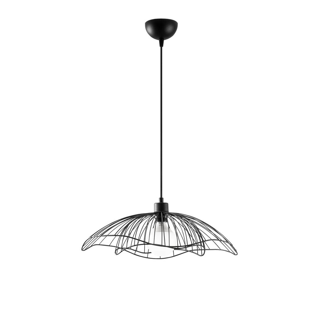 Opviq Pendelleuchte Farac-6380
schwarz B/H/T/L/D: ca. 50x111x50x50x50 cm E27 1 Brennstellen