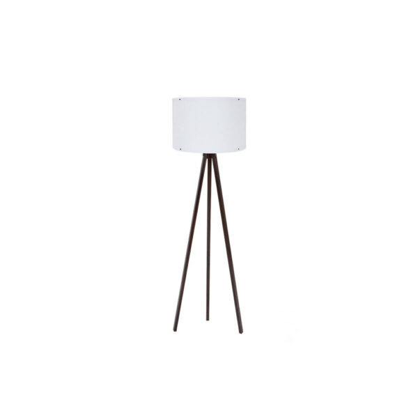 Opviq Stehlampe nussbaum MDF Polypropylen B/H/L: ca. 38x145x38 cm E27 1 Brennstellen – verschiedene Farben