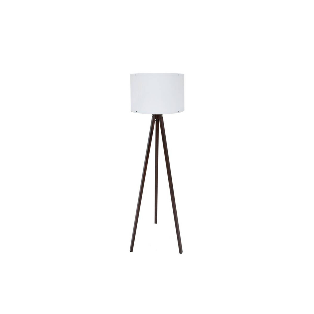Opviq Stehlampe
weiß schwarz MDF Polypropylen B/H/L: ca. 38x145x38 cm E27 1 Brennstellen