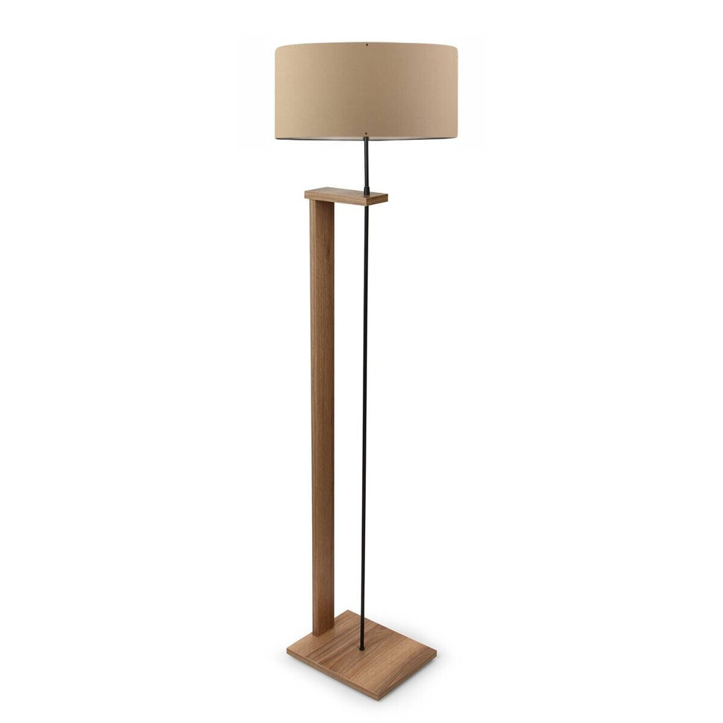 Opviq Stehlampe
hellbraun PVC MDF B/H/T/L/D: ca. 38x150x38x38x38 cm E27 1 Brennstellen