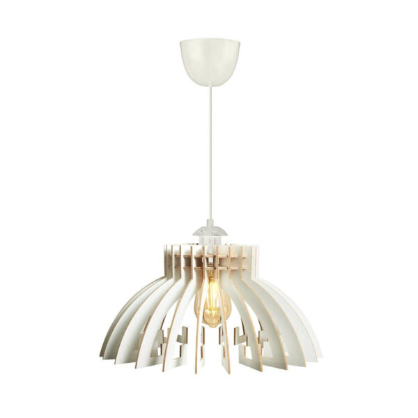 Opviq Pendelleuchte MDF B/H/T/L/D: ca. 39x55x39x39x39 cm E27 1 Brennstellen – verschiedene Farben