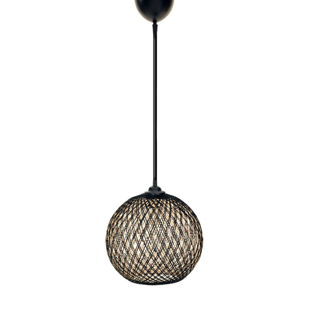Opviq Pendelleuchte
ecru braun B/H/T/L: ca. 22x55x24x22 cm E27 1 Brennstellen