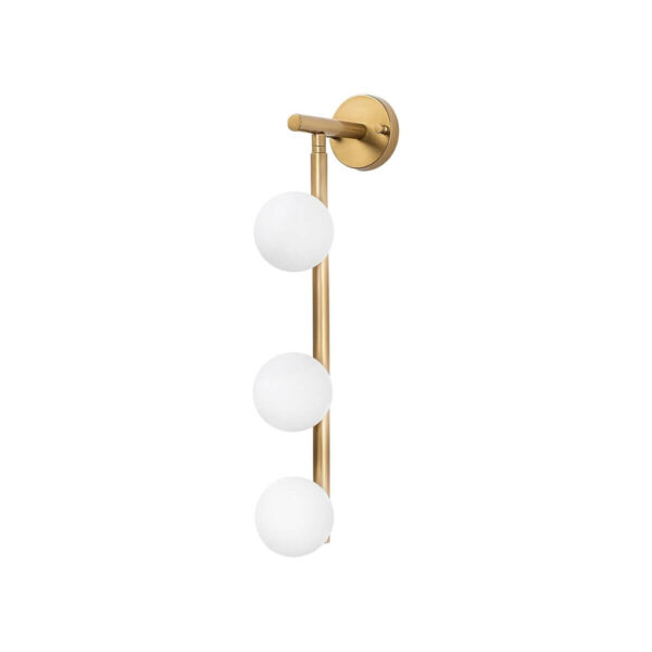 8683342264709 Opviq Wandleuchte
gold Metall Glas B/H/L: ca. 24x59x10 cm G9 3 Brennstellen