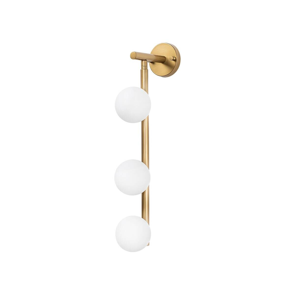 Opviq Wandleuchte
gold Metall Glas B/H/L: ca. 24x59x10 cm G9 3 Brennstellen