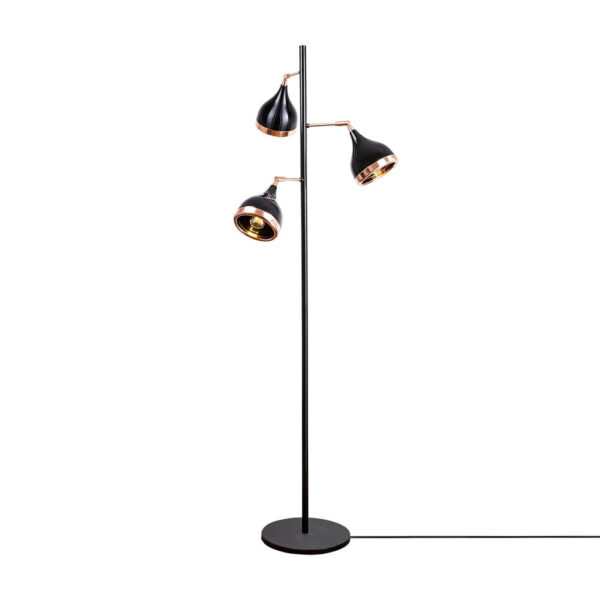 8683342291187 Opviq Stehlampe
schwarz Kupfer B/H/T/L/D: ca. 52x163x52x52x52 cm E27 3 Brennstellen