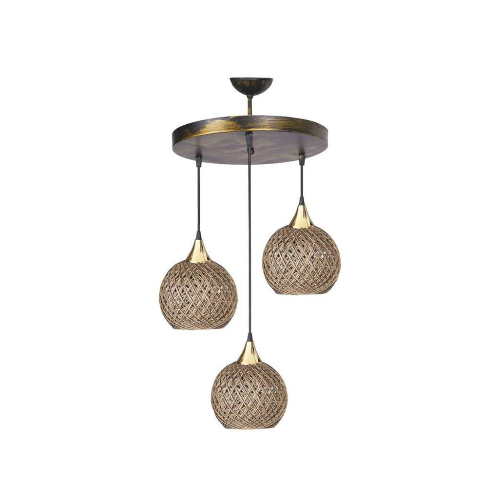 Opviq Pendelleuchte Crayon
beige Metall B/H/T/L/D: ca. 32x80x32x32x32 cm E27 3 Brennstellen