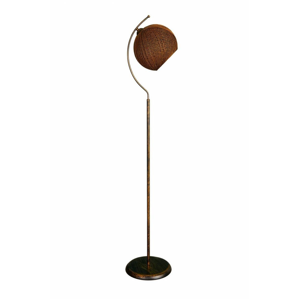 Opviq Stehlampe
schwarz orange Metall B/H/T/L/D: ca. 30x165x30x30x30 cm E27 1 Brennstellen