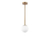 Opviq Deckenleuchte Akkas bronze Metall Glas B/H/T/L/D: ca. 15x61x15x15x15 cm E14 1 Brennstellen