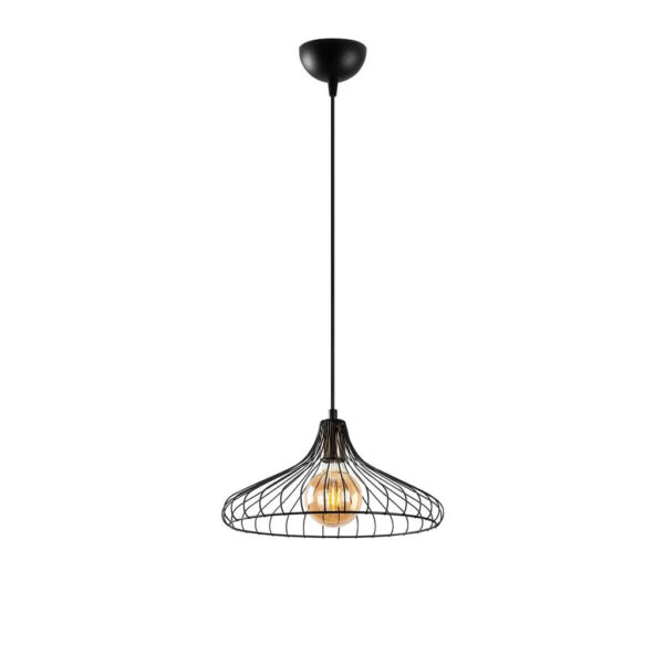 8683342386968 Opviq Pendelleuchte Depay-11250
schwarz Metall B/H/T/L/D: ca. 36x120x36x36x36 cm E27 1 Brennstellen