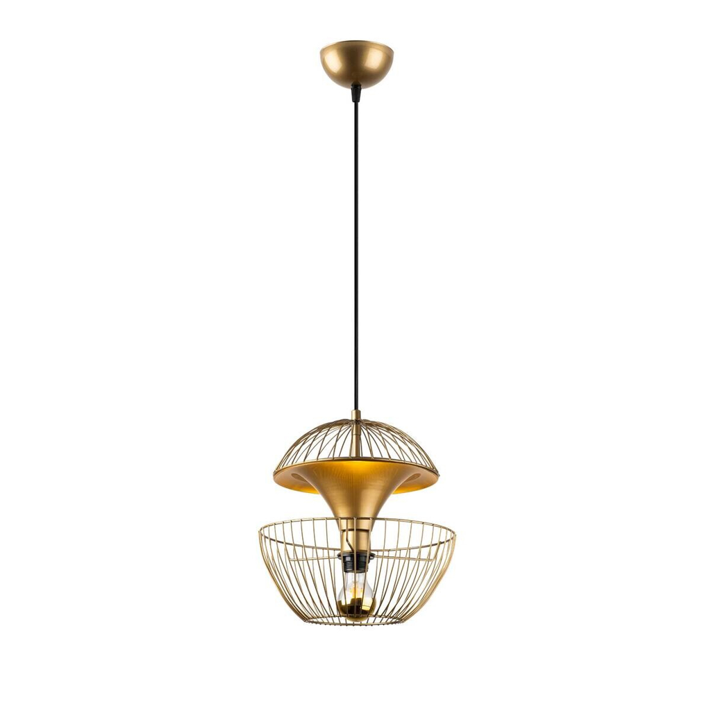 Opviq Pendelleuchte
gold Metall B/H/T/L/D: ca. 30x135x30x30x30 cm E27 1 Brennstellen