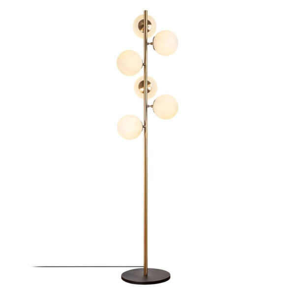 8683342387750 Opviq Stehlampe
Metall Glas B/H/T/L: ca. 22x163x22x35 cm E14 6 Brennstellen