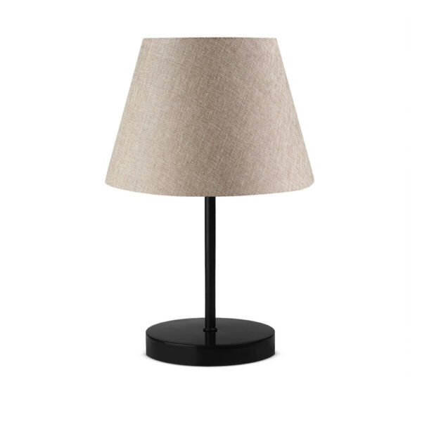 8683342481991 Opviq Tischleuchte
schwarz beige Stoff Metall B/H/L: ca. 22x36x22 cm E27 1 Brennstellen