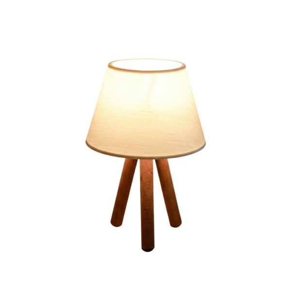 8683342482257 Opviq Tischleuchte
creme Stoff Holz B/H/L: ca. 22x30x22 cm E27 1 Brennstellen
