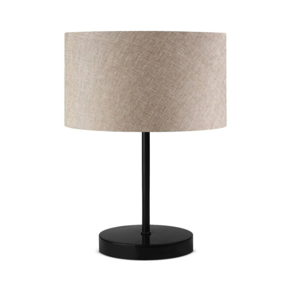 8683342482301 Opviq Tischleuchte
schwarz beige Stoff Metall B/H/L: ca. 24x37x24 cm E27 1 Brennstellen