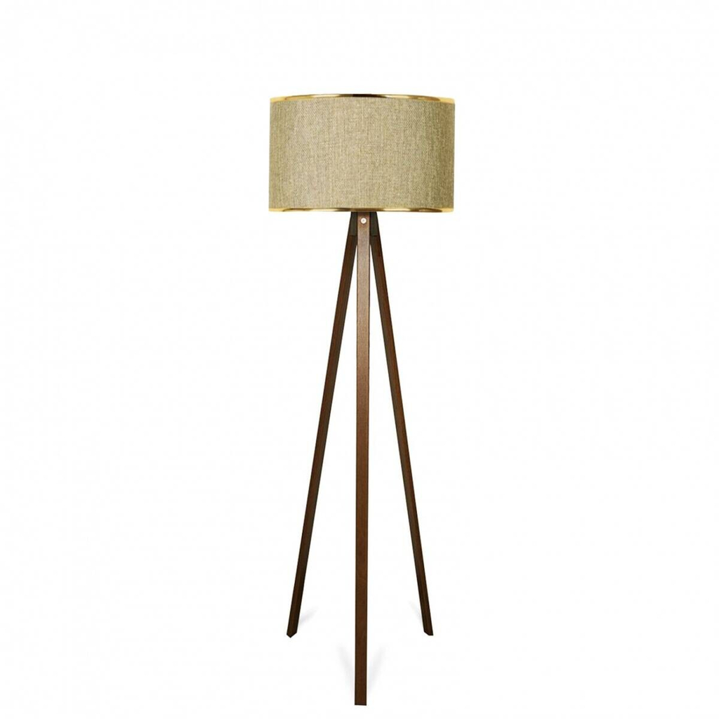Opviq Stehlampe
gold beige Holz B/H/T/L/D: ca. 38x140x38x38x38 cm E27 1 Brennstellen