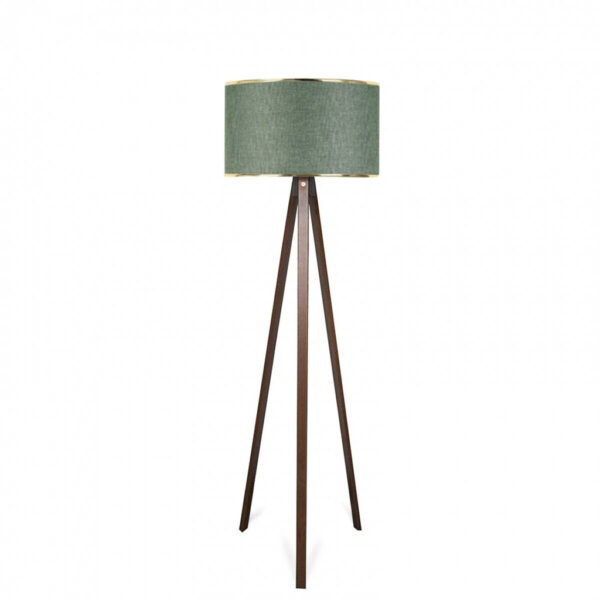 Opviq Stehlampe
khaki Holz B/H/T/L/D: ca. 38x140x38x38x38 cm E27 1 Brennstellen