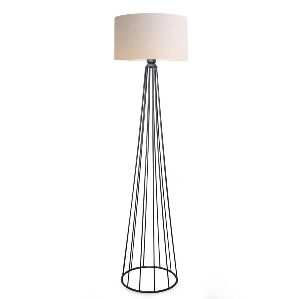 Opviq Stehlampe
creme Metall B/H/T/L/D: ca. 38x155x38x38x38 cm E27 1 Brennstellen