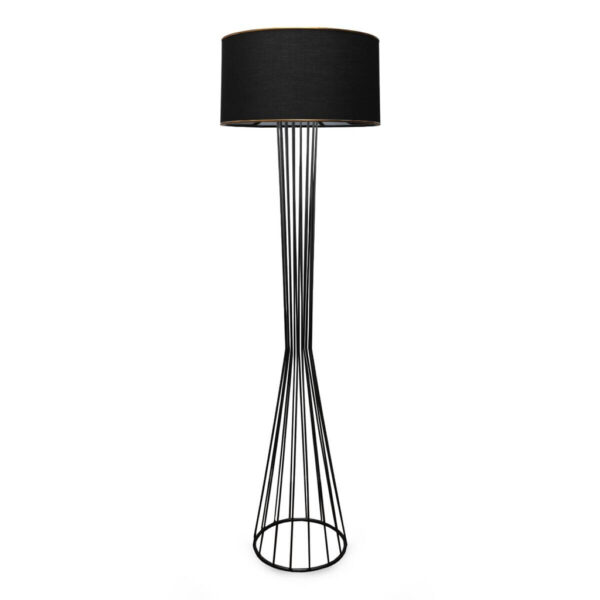 8683342482806 Opviq Stehlampe
schwarz Metall B/H/T/L/D: ca. 38x155x38x38x38 cm E27 1 Brennstellen