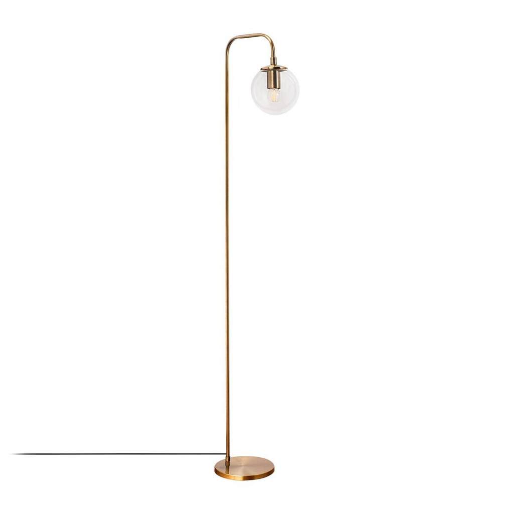 Opviq Stehlampe Viran
bronze Glas Metall B/H/T/L/D: ca. 27x146x27x27x15 cm E14 1 Brennstellen