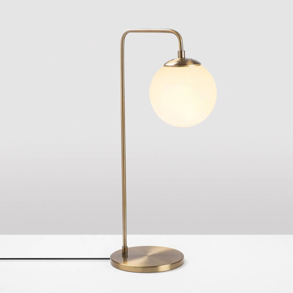 8683342591478 Opviq Tischleuchte Viran
bronze Glas Metall B/H/T/L/D: ca. 25x55x25x17x15 cm E14 1 Brennstellen