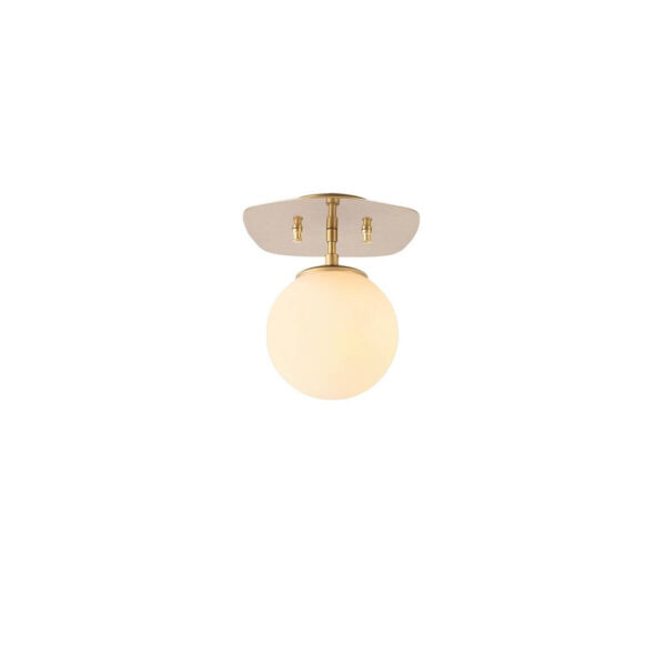 Opviq Deckenleuchte Well gold Glas Metall B/H/T/L/D: ca. 25x25x25x20x25 cm E14 1 Brennstellen Opviq Deckenleuchte Well gold Glas Metall B/H/T/L/D: ca. 25x25x25x20x25 cm E14 1 Brennstellen