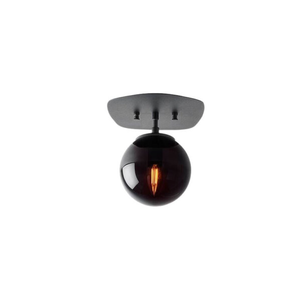 Opviq Deckenleuchte Well-11676 schwarz Glas B/H/T/L: ca. 20x25x25x20 cm E14 1 Brennstellen Opviq Deckenleuchte Well-11676 schwarz Glas B/H/T/L: ca. 20x25x25x20 cm E14 1 Brennstellen