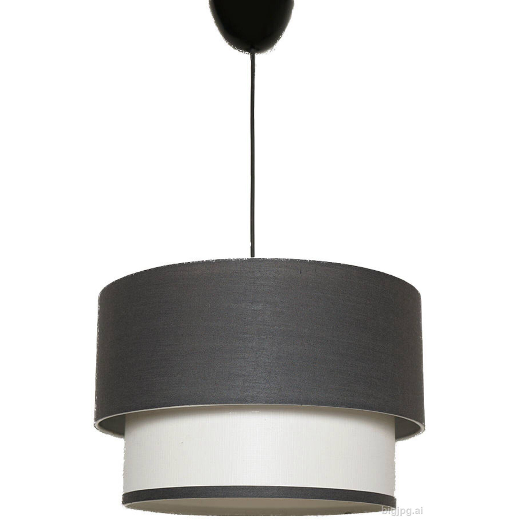 Opviq Pendelleuchte Tubol
weiß anthrazit B/H/T/L/D: ca. 30x65x30x30x30 cm E27 1 Brennstellen